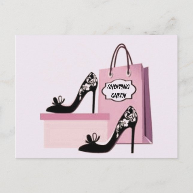 POSTAL COLECCIÓN SHOPPING QUEEN (Anverso)