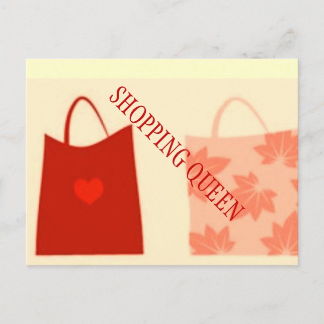 POSTAL COLECCIÓN SHOPPING QUEEN (Anverso)