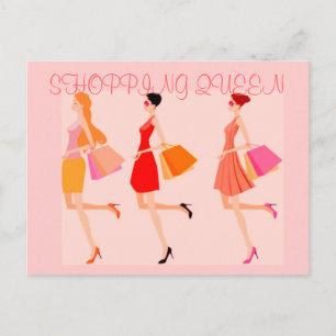 POSTAL COLECCIÓN SHOPPING QUEEN