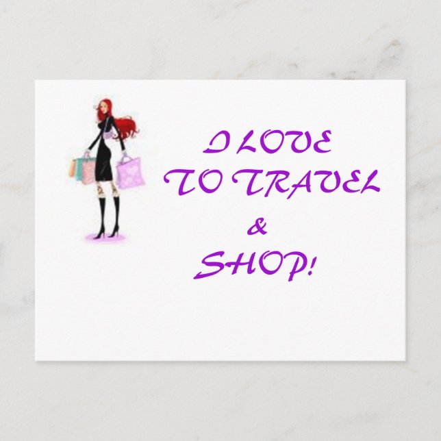 POSTAL COLECCIÓN SHOPPING QUEEN (Anverso)