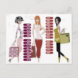 POSTAL COLECCIÓN SHOPPING QUEEN