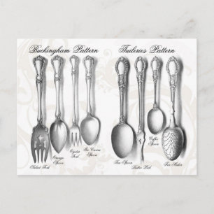 Postal Colección Silverware