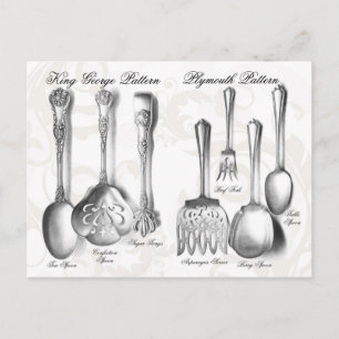 Postal Colección Silverware