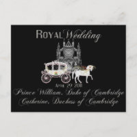 Postal colectiva de Boda real