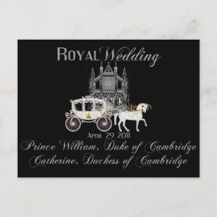 Postal colectiva de Boda real