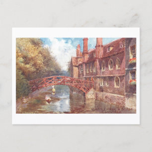 Postal Colegio Reina y Puente, Cambridge antiguo