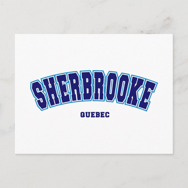 Postal Colegio Sherbrooke (Anverso)
