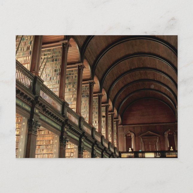 Postal Colegio Trinity de Long Room (Anverso)