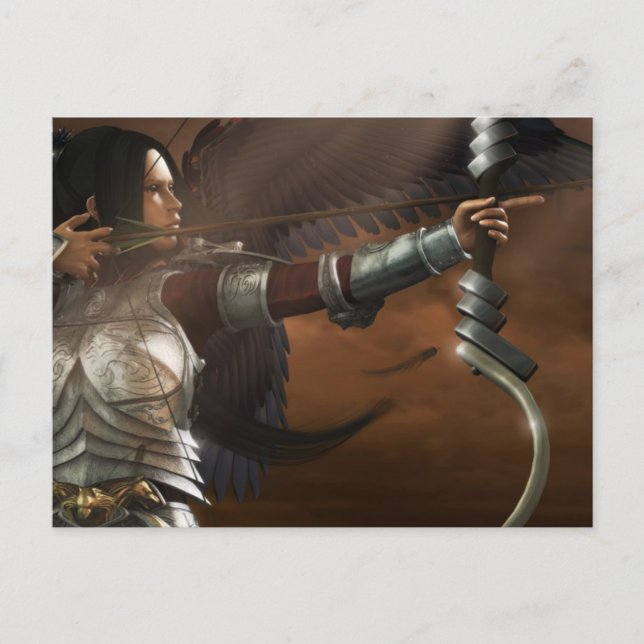 Postal Cólera del cielo (Anverso)