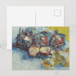 Postal Coles rojas y Ajo Vincent van Gogh