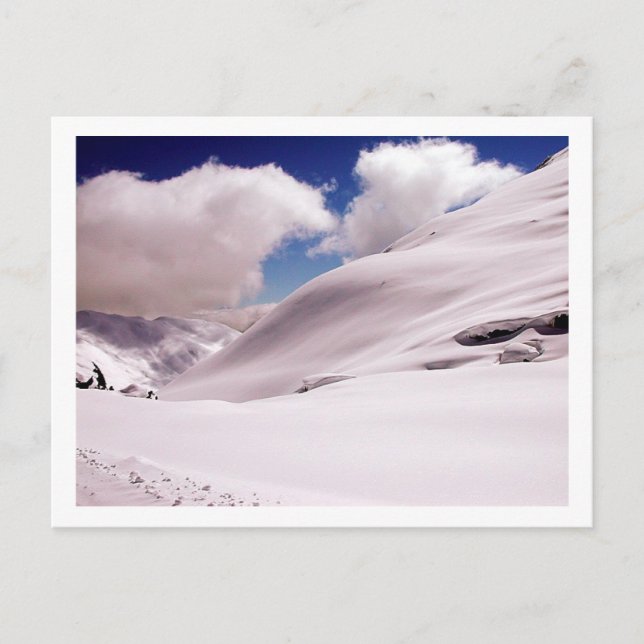 Postal Colette de fotos de la isla de montaña de Austria (Anverso)