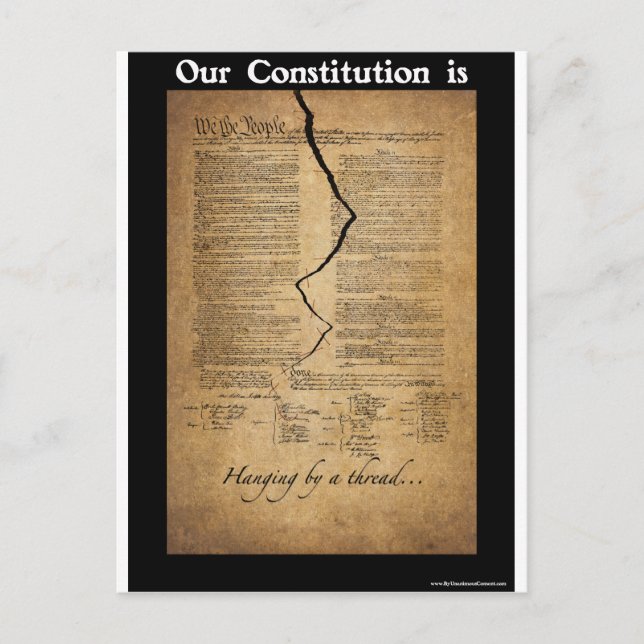 Postal Colgado por un hilo de discusión (Anverso)