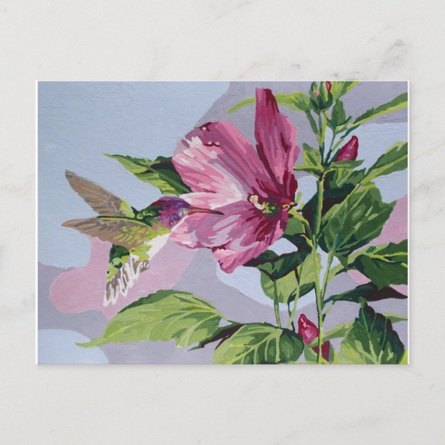 Postal colibrí (Anverso)