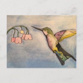 Postal Colibrí