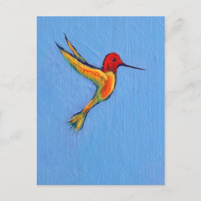 Postal Colibrí 3 (Anverso)