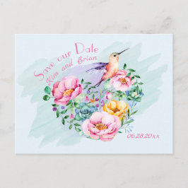 Postal Colibrí Guarde Nuestro Día