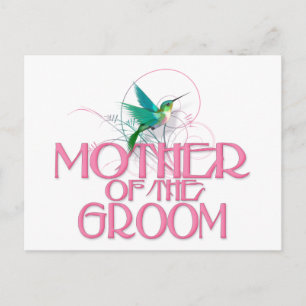Postal Colibrí Madre del Groom