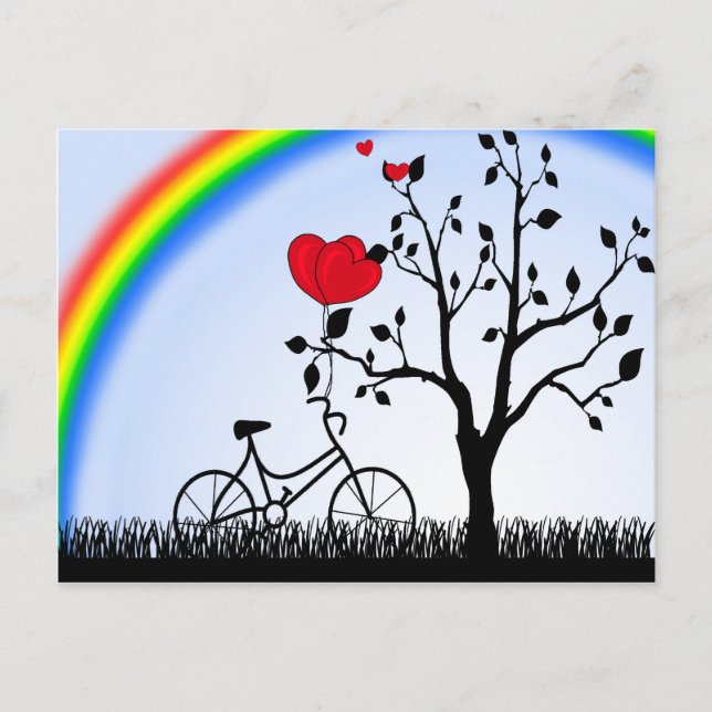 Postal Colina de amor (Anverso)
