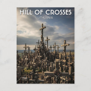 Postal Colina de Cruces Lituania Viajes