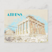 Colina de la Acrópolis en Atenas, Grecia