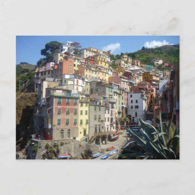 Postal colina de riomaggiore (Anverso)