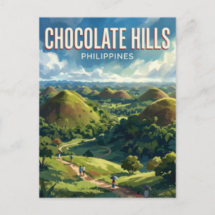 Postal Colinas de Chocolate Filipinas