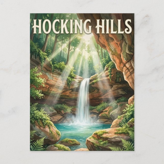 Postal Colinas de Hocking (Anverso)