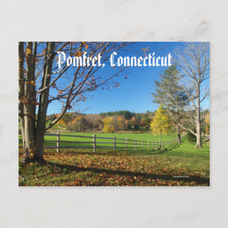 Postal Colinas de otoño