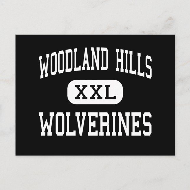 Postal Colinas Woodland - Wolverines - High - Pittsburgh (Anverso)