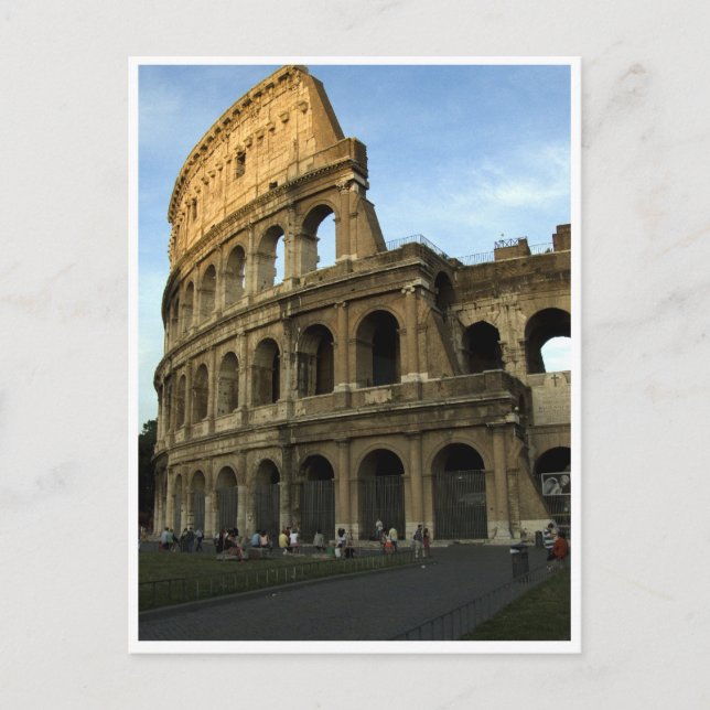 Postal Coliseo al atardecer (Anverso)