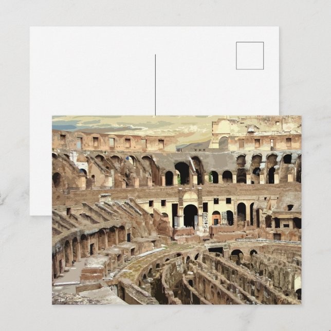 Postal Coliseo Coliseo Roma Italia #4 (Anverso / Reverso)