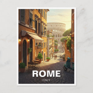 Postal Coliseo de Roma Italia