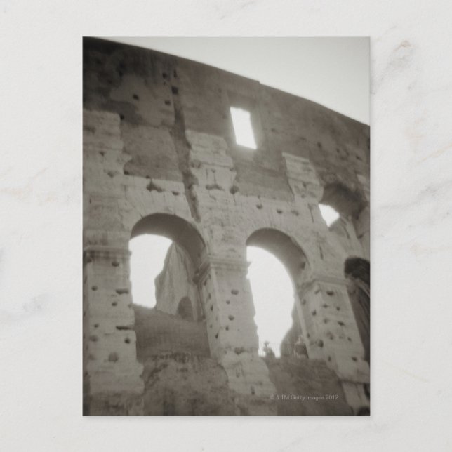 Postal Coliseo en Roma, Italia (Anverso)