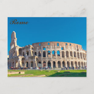 Postal Coliseo en Roma, Italia
