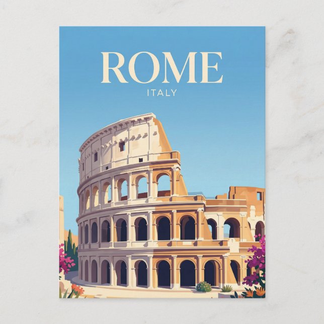 Postal Coliseo Italia (Anverso)