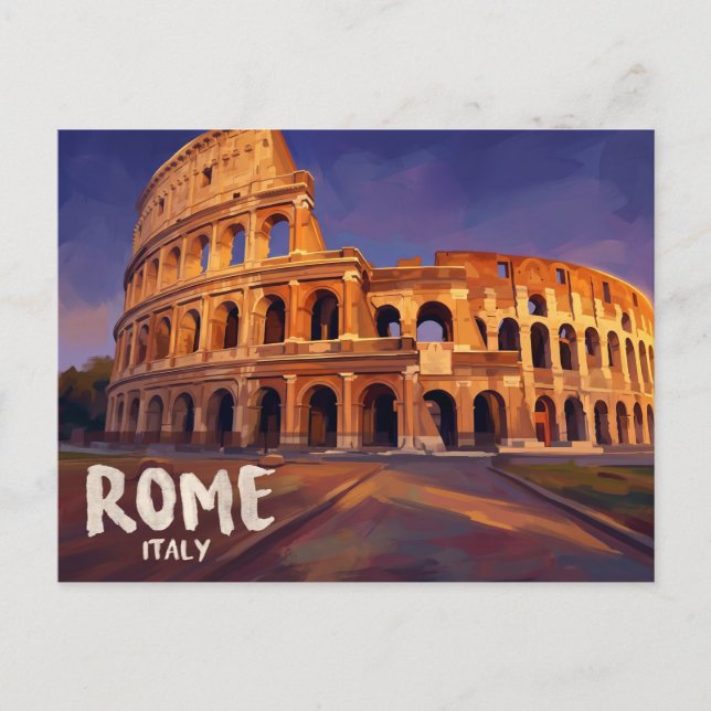 Postal Coliseo Italia (Anverso)