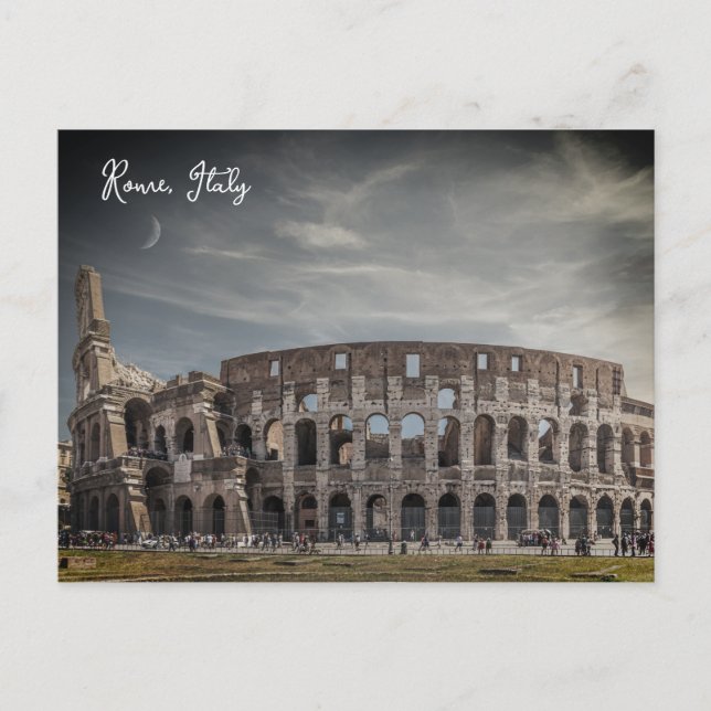 Postal Coliseo. Roma, Italia Postcard (Anverso)