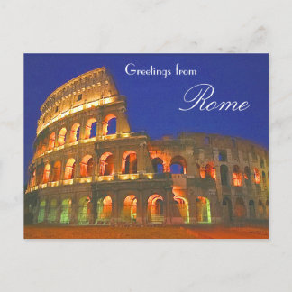 Postal Coliseo romano