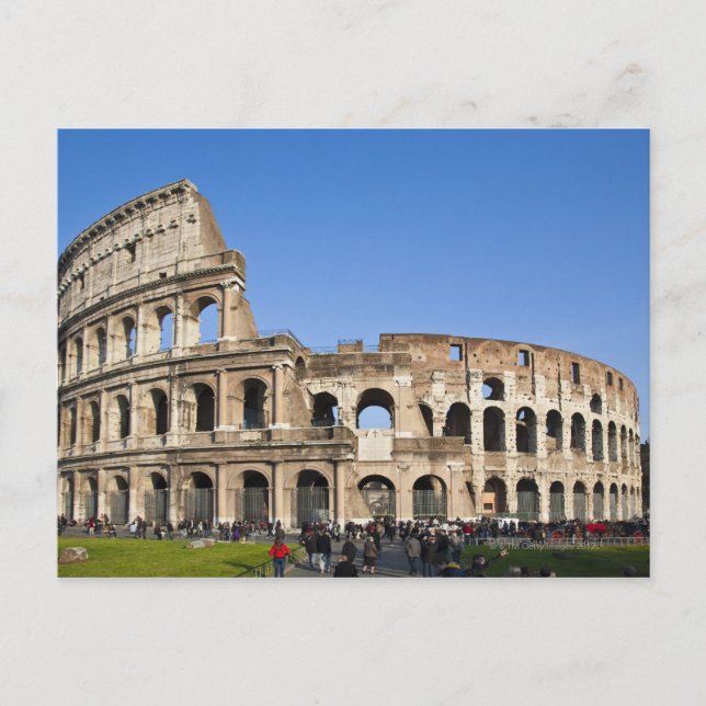 Postal Coliseo romano (Anverso)