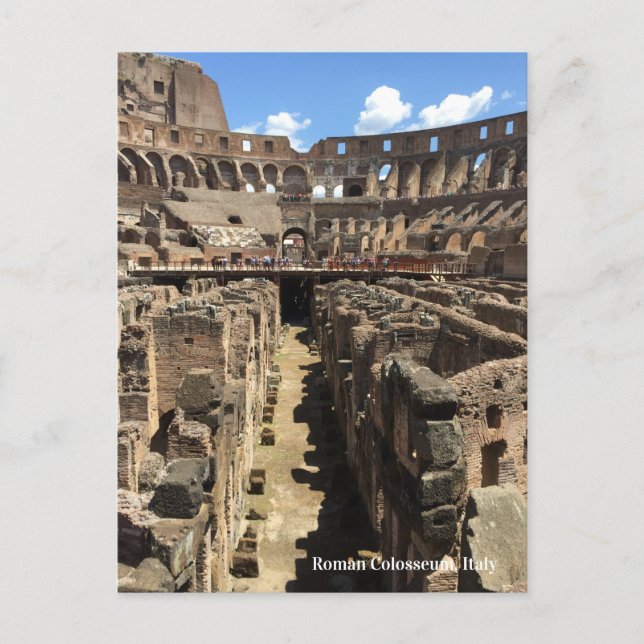 Postal Coliseo romano, Italia Fotografía (Anverso)