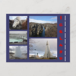 Postal Collage 1 de Islandia