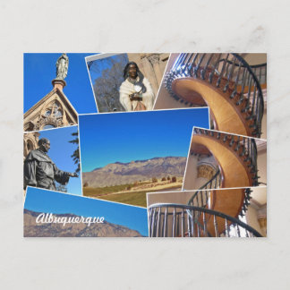 Postal Collage Albuquerque Santa Fe, Nuevo México