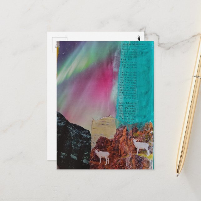 Postal Collage de Alaska (Anverso/Reverso In Situ)