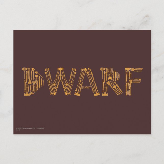 Postal Collage de armas enanas (Anverso)