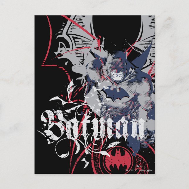 Postal Collage de Batman Wing (Anverso)