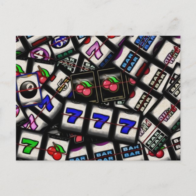 Postal Collage de bobinas de ranura (Anverso)