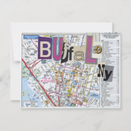 Postal Collage de Buffalo NY Maps