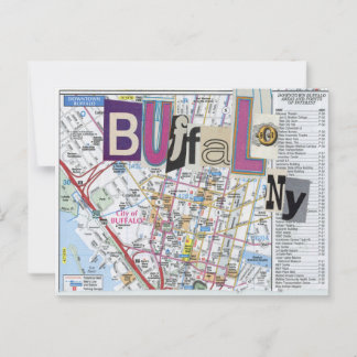 Postal Collage de Buffalo NY Maps