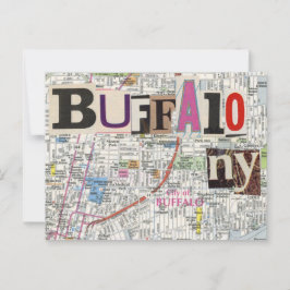 Postal Collage de Buffalo NY Maps