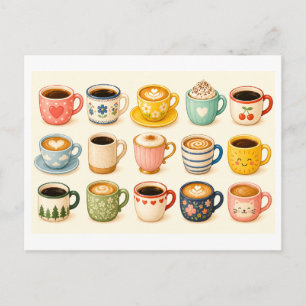 Postal Collage de Café